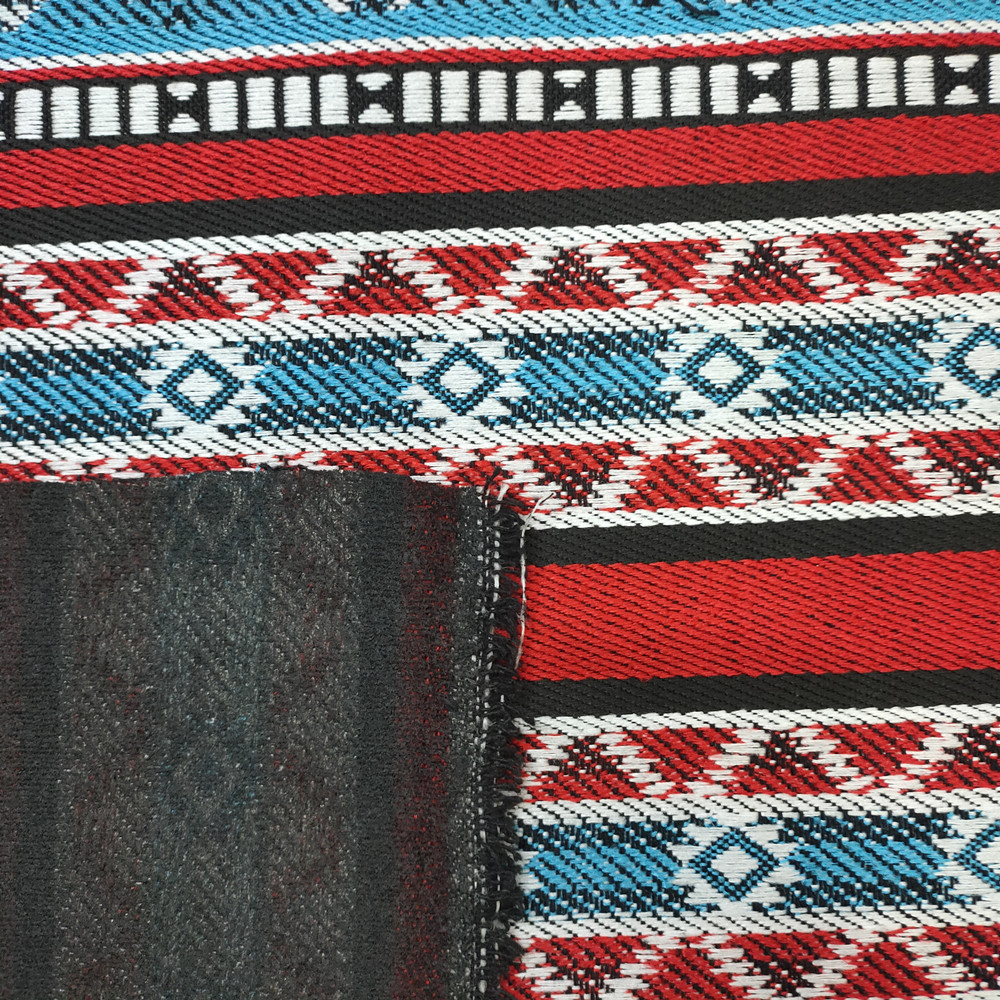 Arabský štýl SADU Polyester Cotton Drhy zafarbená látka na pohovku a tašku