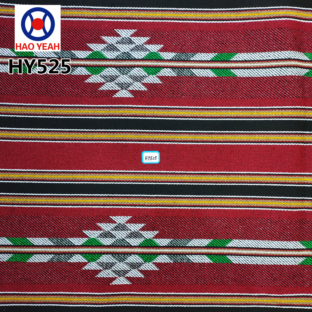 Arabský štýl SADU Polyester Cotton Drhy zafarbená látka na pohovku a tašku